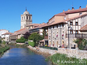 El río a su paso por la localidad