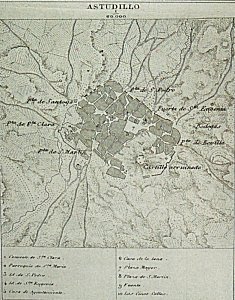 Plano de Astudillo en el siglo XIX