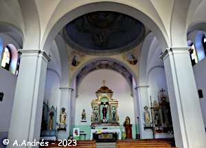 Interior iglesia parroquial