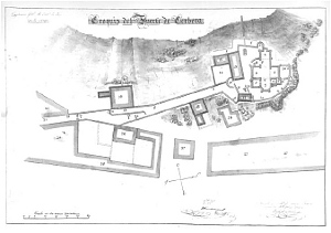 Croquis del fuerte. Centro Geográfico del Ejército