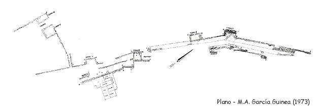 Plano de la muralla - M.A.García Guinea - 1973
