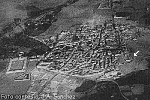 Restos del castillo antes de 1950