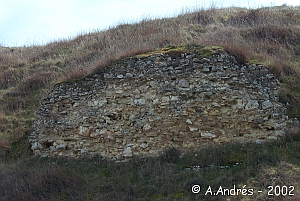 Restos de lienzo Norte