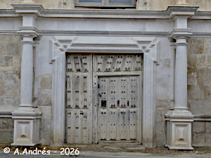 Detalle de la puerta del Palacio de los Mart&iacute;n-Ovejero