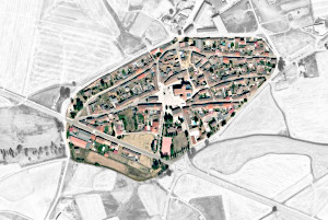 Posible trazado de la muralla